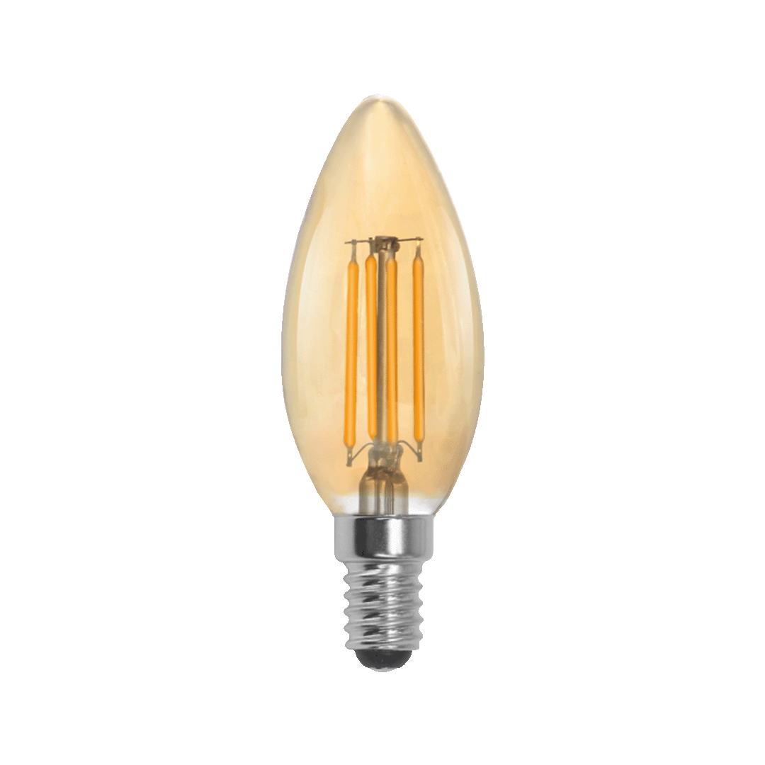 4W Candle Vintage Filament Dimmable Bulb C37