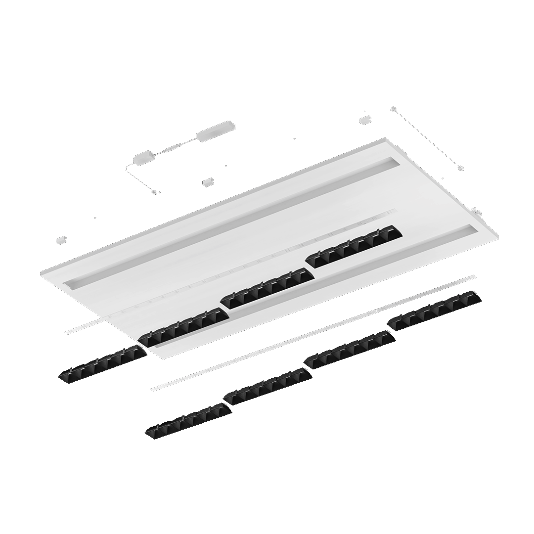 Stellar G2 LED Troffer Luminaire (12x6) - Image 5