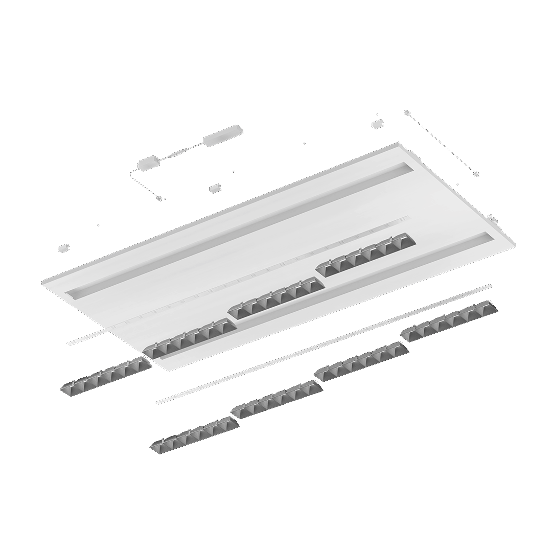 Stellar G2 LED Troffer Luminaire (12x6) - Image 6