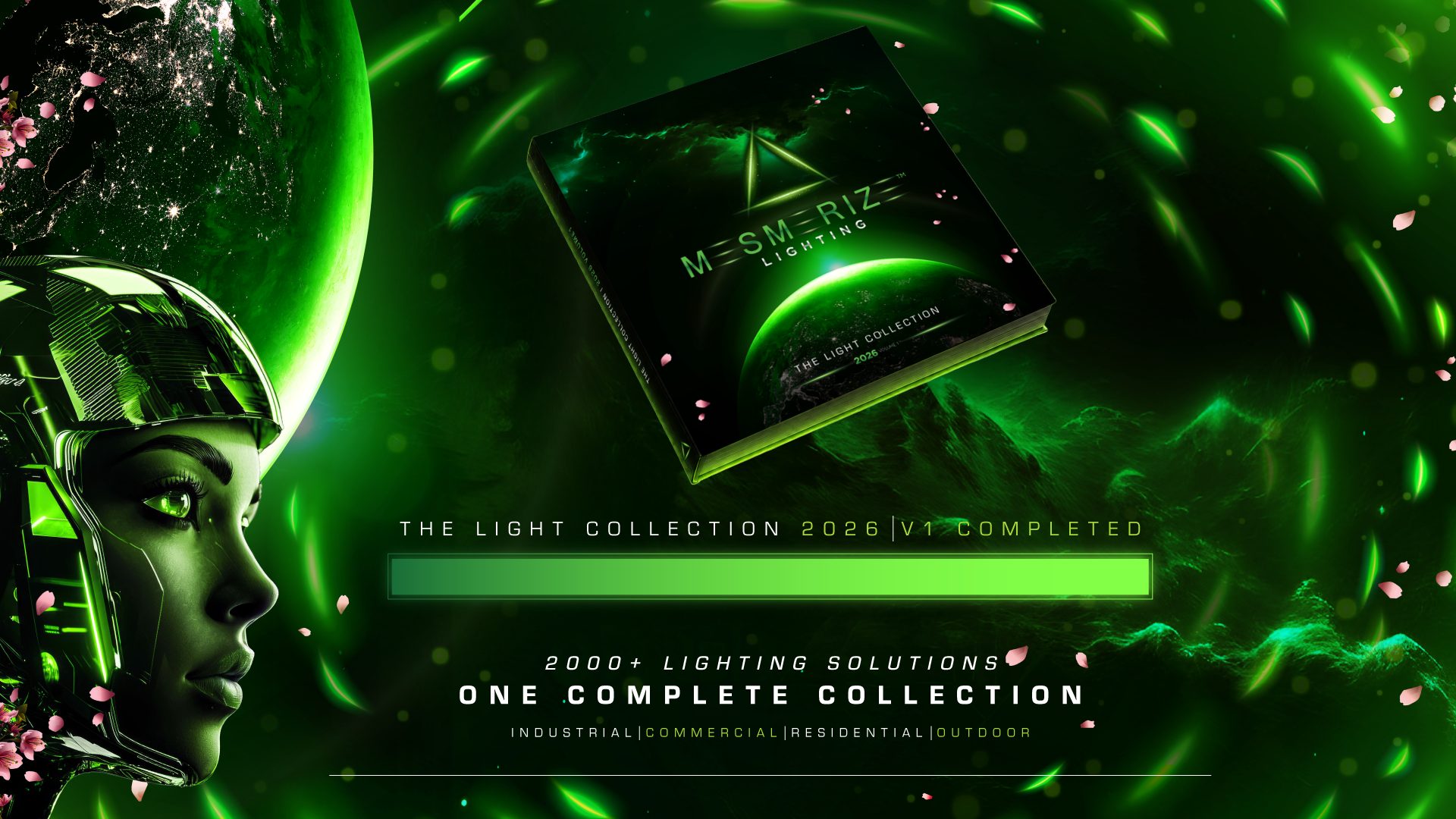 Mesmerize LED lighting catalogue 2026 — the complete light collection